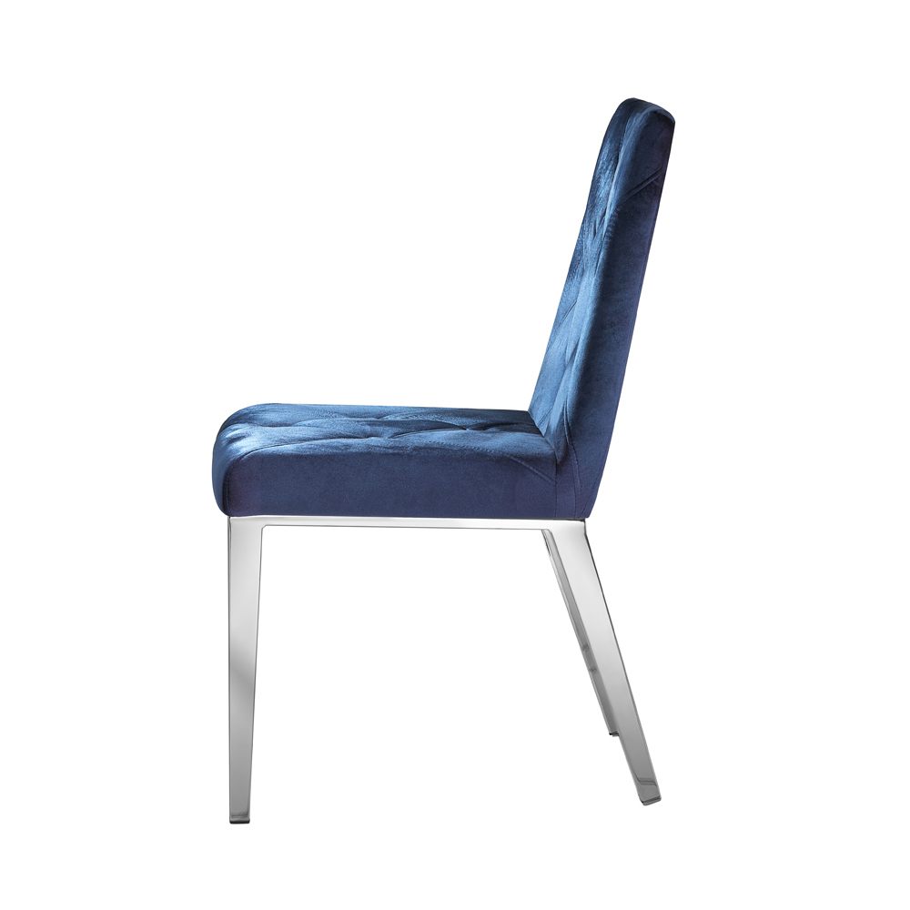 Alison Chair: Blue Velvet